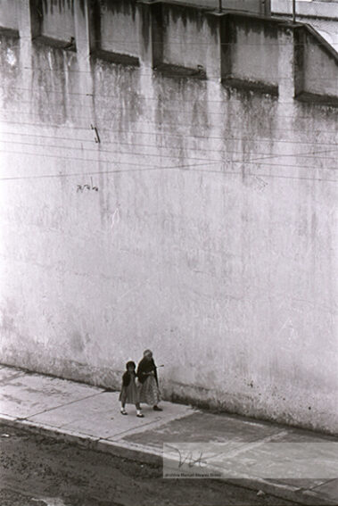 Pared y caminantes/Fal és járókák